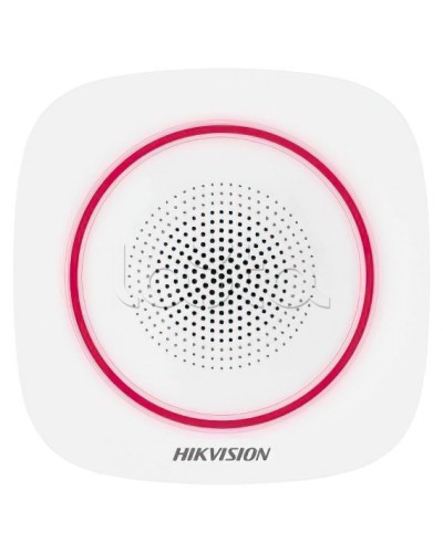 Беспроводной внутренний SIP-оповещатель Hikvision AX PRO DS-PS1-II-WE(RU) (Red Indicator) в Королеве Оповещатели Pintop.ru