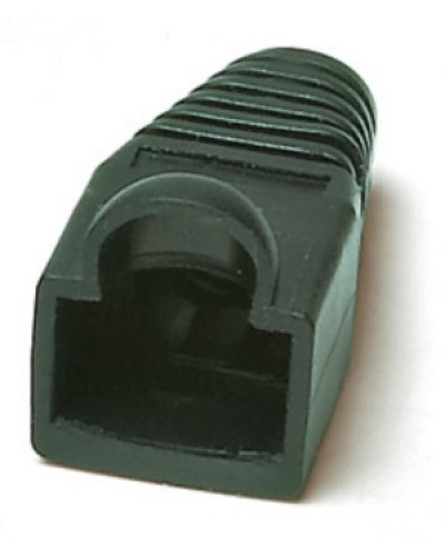 Изолирующий колпачок для разъемов RJ-45, черный (10 шт.) Hyperline BOOT-BK-10 в Королеве Коннекторы и разъемы Pintop.ru