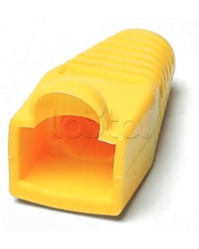 Колпачок изолирующий для разъемов RJ-45 желтый (10шт.) Hyperline BOOT-YL-10 в Королеве Коннекторы Pintop.ru