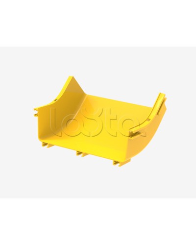 Вертикальный угол 45° внутренний (вверх) для оптического лотка 360мм Hyperline (FBTR-360-IRS45) в Королеве Аксессуары для лотков Pintop.ru