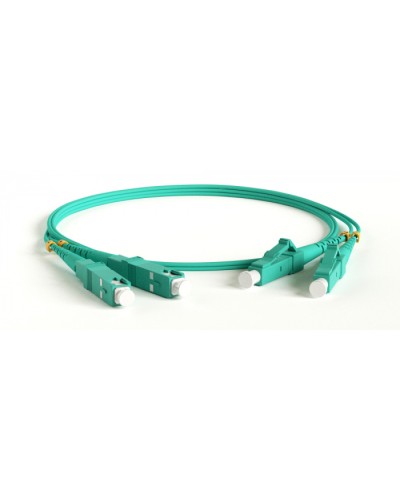 Патч-корд волоконно-оптический Hyperline FC-D2-503-FC/PR-ST/PR-H-20M-LSZH-AQ в Королеве Патч-корды оптические Pintop.ru