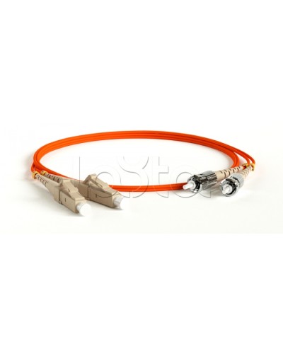 Патч-корд волоконно-оптический Hyperline FC-D2-62-LC/PR-ST/PR-H-3M-LSZH-OR в Королеве Патч-корды оптические Pintop.ru