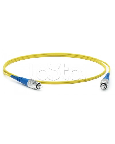 Патч-корд волоконно-оптический Hyperline FC-S2-9-FC/UR-FC/UR-H-2M-LSZH-YL в Королеве Патч-корды оптические Pintop.ru