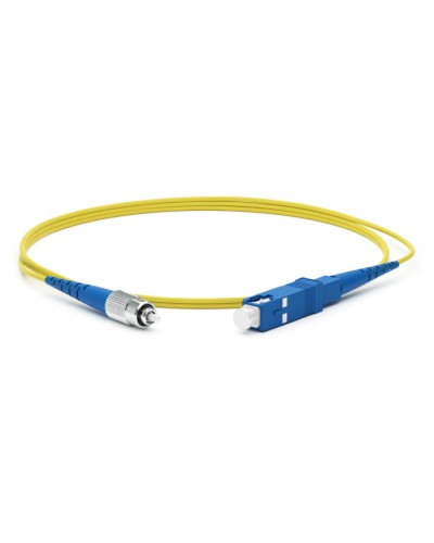 Патч-корд волоконно-оптический Hyperline FC-S2-9-LC/UR-SC/UR-H-50M-LSZH-YL в Королеве Патч-корды оптические Pintop.ru
