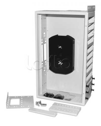 Бокс оптический универсальный 19 Hyperline FO-19R-3U-12xSLT-W140H42-96UN-GY в Королеве Коммутационные изделия Pintop.ru