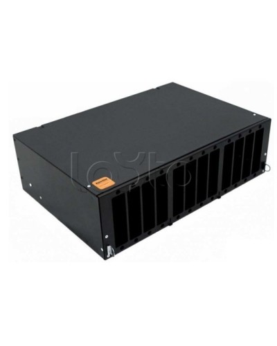 Бокс оптический универсальный 19 Hyperline FO-19V-3U-12xSLT-W130H30-96UN-BK в Королеве Коммутационные изделия Pintop.ru