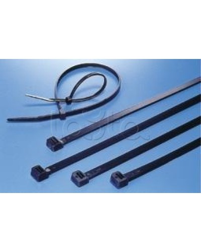 Хомут-стяжка нейлоновый, неоткрывающийся, 250х3.6 мм, черные Hyperline GT-250IBC (100 шт/уп) в Королеве Стяжки-хомуты Pintop.ru