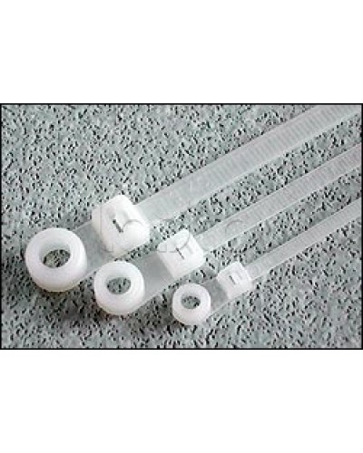 Хомут-стяжка нейлоновый 200x4,8 с отверстием под винт Hyperline GTM-200STC (100 шт/уп.) в Королеве Стяжки-хомуты Pintop.ru