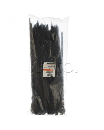 Хомут-стяжка нейлоновый, неоткрывающийся, погодостойкий 360x8.6 мм Hyperline GTN-360HDB (100 шт/уп) в Королеве Стяжки-хомуты Pintop.ru