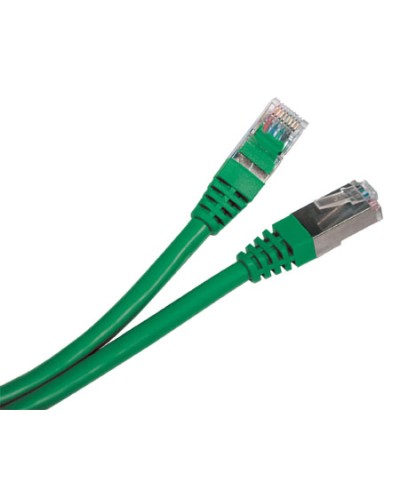Патч-корд экранированный Hyperline PC-LPM-STP-RJ45-RJ45-C5e-0.5M-LSZH-GN в Королеве Патчкорды (медные) Pintop.ru