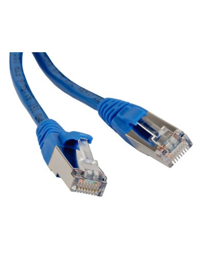 Патч-корд экранированный Hyperline PC-LPM-STP-RJ45-RJ45-C5e-5M-LSZH-BL в Королеве Патчкорды (медные) Pintop.ru