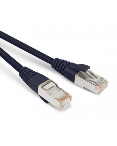 Патч-корд F/UTP Hyperline PC-LPM-STP-RJ45-RJ45-C6-3M-LSZH-BK в Королеве Патчкорды (медные) Pintop.ru