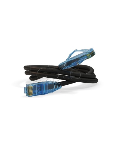 Патч-корд Hyperline PC-LPM-UTP-RJ45-RJ45-C6-0.3M-LSZH-BK в Королеве Патчкорды (медные) Pintop.ru