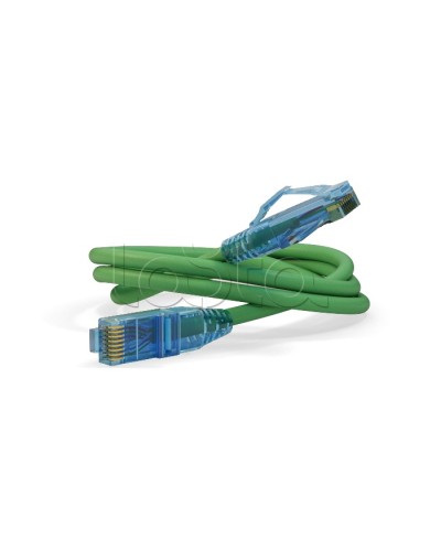 Патч-корд U/UTP Hyperline PC-LPM-UTP-RJ45-RJ45-C6-1M-LSZH-GN в Королеве Патчкорды (медные) Pintop.ru