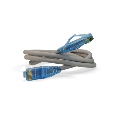 Патч-корд RJ45-RJ45, 4 пары, UTP, кат.6, LSZH (3м) Hyperline PC-LPM-UTP-RJ45-RJ45-C6-3M-LSZH-GY