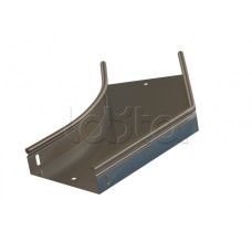 Угол 45° горизонтальный плавный Hyperline RST-AHS45-50-50-0,8-R100-SZ