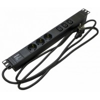 Блок розеток Hyperline SHE19-3SH-3IEC-2.5EU