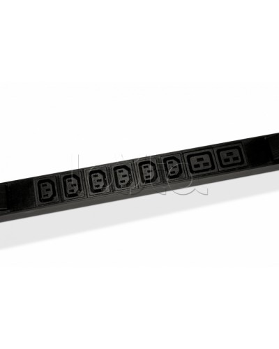 Блок розеток горизонтальный черн Hyperline (SHE19-4IEC-6BIEC-AIEC) в Королеве Блоки розеток Pintop.ru