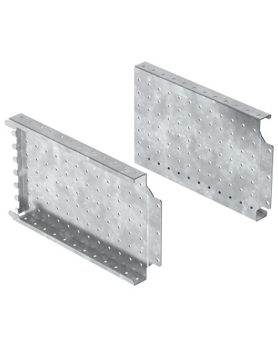FORMAT Панель монтажная боковая перфорированная 200х400мм (2шт/упак) IEK (FO-00-MPSP-020-040) в Королеве Аксессуары для стоек и шкафов Pintop.ru