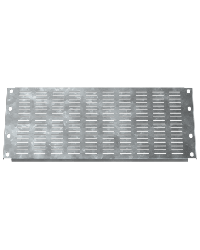 FORMAT Заглушка панели нижней наборной вентилируемой 200мм в шкаф шириной 600мм IEK (FO-00-PLTV-020-060) в Королеве Аксессуары для стоек и шкафов Pintop.ru