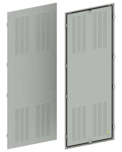 FORMAT Панель боковая вентилируемая 2000х800мм IP31 (2шт/компл) IEK (FO-00-PSV-200-080-31) в Королеве Аксессуары для стоек и шкафов Pintop.ru