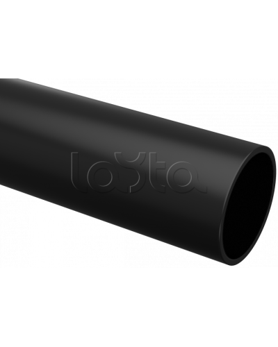 Труба гладкая жесткая ПВХ D=20мм черная 3м (93м/компл) IEK (CTR10-020-K02-093) в Королеве Гладкая труба Pintop.ru