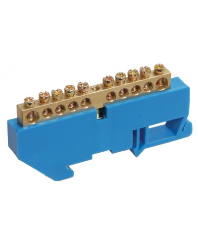 Шина нулевая на DIN-изолятор ШНИ-6х9-8-Д-С IEK YNN10-69-8D-K07 в Королеве Клеммные колодки Pintop.ru