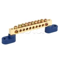 Шина нулевая ШНИ-8Х12-10-У2-С IEK (YNN10-812-10C2-K07)