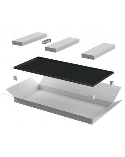 ITK LINEA E Дверь металлическая 600мм шкафа 42U чер. (LE05-42U6X-DM) в Королеве Аксессуары для стоек и шкафов Pintop.ru