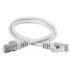 ITK Коммутационный шнур (патч-корд), кат.6А S/FTP, LSZH, 5м, серый (PC01-C6ASL-5M)