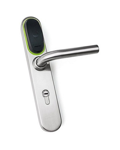 Замок электромеханический для двери IronLogic Eurolock EHT net (серебро) dd = 72 мм в Королеве Электромеханические замки Pintop.ru