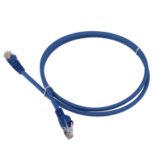 Патч-корд LANMASTER LSZH UTP кат.5e, 14 м, синий LANMASTER LAN-PC45/U5E-14-BL