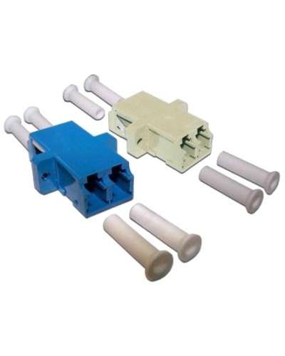 Адаптер оптический LANMASTER LC, MM, корпус SC без фланцев, дуплексный LANMASTER LAN-2LCS/NF-AM-MM в Королеве Коммутационные изделия Pintop.ru