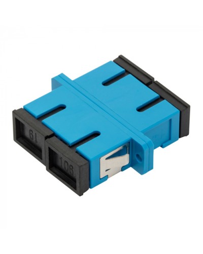 Адаптер оптический SC, SM, дуплексный LANMASTER (LAN-2SC-AM-SM) в Королеве Проходные адаптеры и розетки оптические Pintop.ru