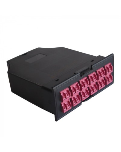 MPO кассета OM4, для LAN-FRM-PP-STP/1U, 24xLC, тип B, черная LANMASTER (LAN-FRM-IN-2MB-24LC/OM4) в Королеве Патч-корды оптические Pintop.ru