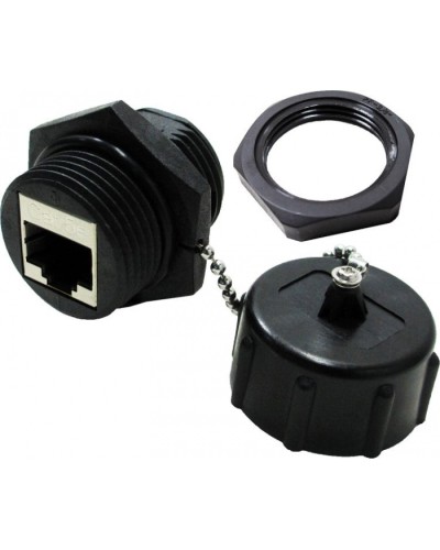 Индустриальный соединительный модуль, IP68, экранированный, категории 5e LANMASTER (LAN-KCP45S5E-WP) в Королеве Проходные адаптеры Pintop.ru