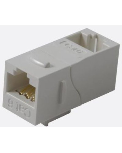 Повторитель портов RJ-45, неэкранированный, 90 градусов, кат.5E, формата Keystone, белый LANMASTER LAN-KCP45U5E/90-WH в Королеве Проходные адаптеры Pintop.ru