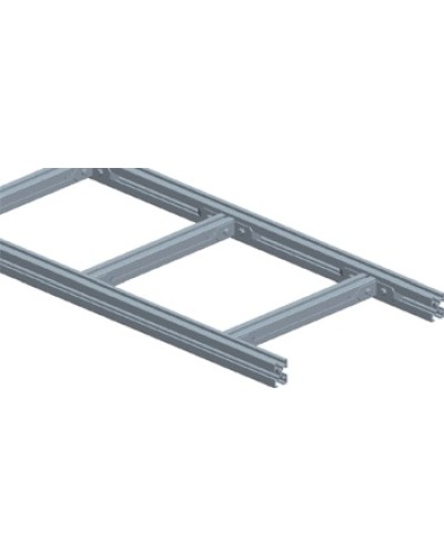 Лоток лестничный, прямая секция шириной 200 мм, алюминий (3 м) LANMASTER LAN-LTA200 в Королеве Кабельные лотки Pintop.ru
