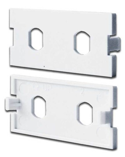 Вставка модульная под 2хST адаптера в розетку LAN-MB, белая LANMASTER LAN-MBP-2ST-WH в Королеве Коннекторы Pintop.ru