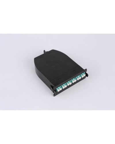 MPO кассета OM4, 12xLC, тип B, низкие потери, черная LANMASTER LAN-MCSB-1M-12LC/OM4 в Королеве Коннекторы Pintop.ru