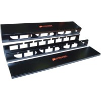 Органайзер кабельный 19" с крышкой, 2U LANMASTER (LAN-ORG/CV-2U)