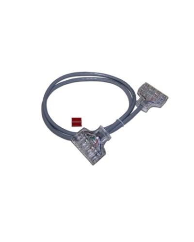 Патч-корд 110 тип - 110 тип, 1 пара, категория 6, 1 м, серый LANMASTER LAN-P4-P4-1.0/6 в Королеве Патч-корды и пигтейлы Pintop.ru