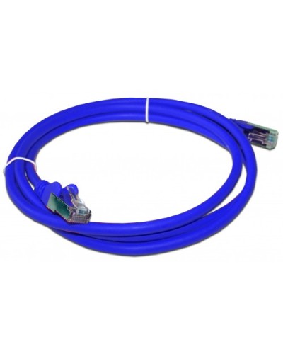 Патч-корд RJ45 - RJ45, 4 пары, FTP, категория 6A, 3 м, синий, LSZH LANMASTER LAN-PC45/S6A-3.0-BL в Королеве Патч-корды и пигтейлы Pintop.ru