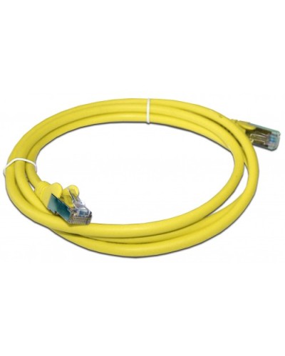 Патч-корд RJ45 - RJ45, 4 пары, FTP, категория 6A, 3 м, желтый, LSZH LANMASTER LAN-PC45/S6A-3.0-YL в Королеве Патч-корды и пигтейлы Pintop.ru