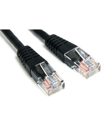 Патч-корд RJ45 - RJ45, 4 пары, UTP, категория 6, 7 м, черный, LSZH LANMASTER LAN-PC45/U6-7.0-BK в Королеве Патч-корды и пигтейлы Pintop.ru