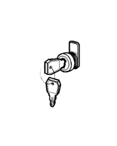 Замок и ключ для щитов встраиваемых и распределительных Legrand 001491 в Королеве Расходные материалы для шкафов и стоек Pintop.ru