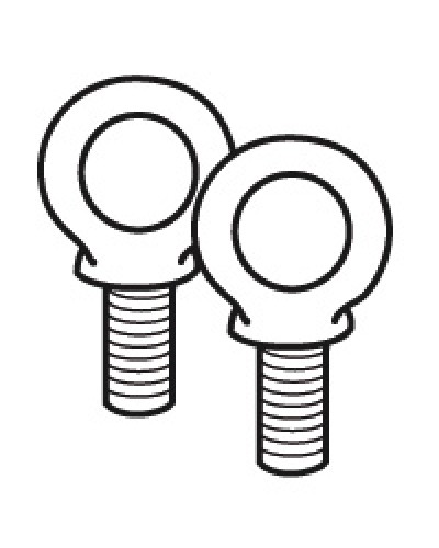 Комплект подъемных колец Legrand 020482 в Королеве Аксессуары для стоек и шкафов Pintop.ru