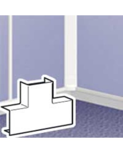 Т-образное ответвление для мини-плинтуса DLPlus 32x16 белый Legrand 033330 в Королеве Аксессуары для кабель-канала Pintop.ru