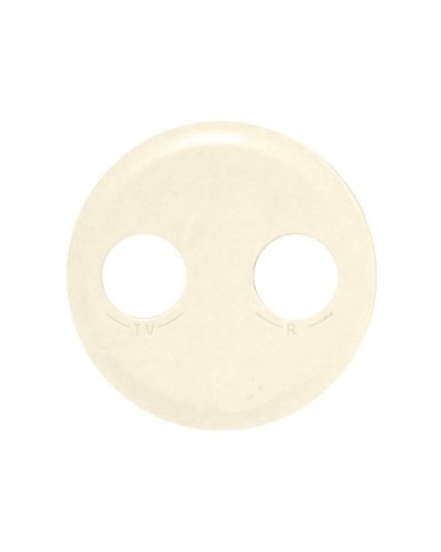 Лицевая панель для розетки TV/FM слоновая кость Celiane Legrand 066232 в Королеве Аксессуары для кабель-канала Pintop.ru