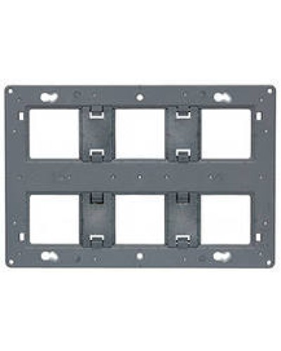 Суппорт Mosaic на 2x6, 2x8 или 2x3x2 модулей LEGRAND 080266 в Королеве Аксессуары для кабель-канала Pintop.ru